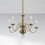 Lustre classique à 6 lumières de style bougie Benedetto-62820058-28328522