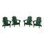 Chaise Adirondack pliante Laguna HDPE-787439541