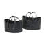 Handmade Modern Basket With Handles - Set of 2-63371732