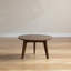 Table basse 100% chêne massif noyer