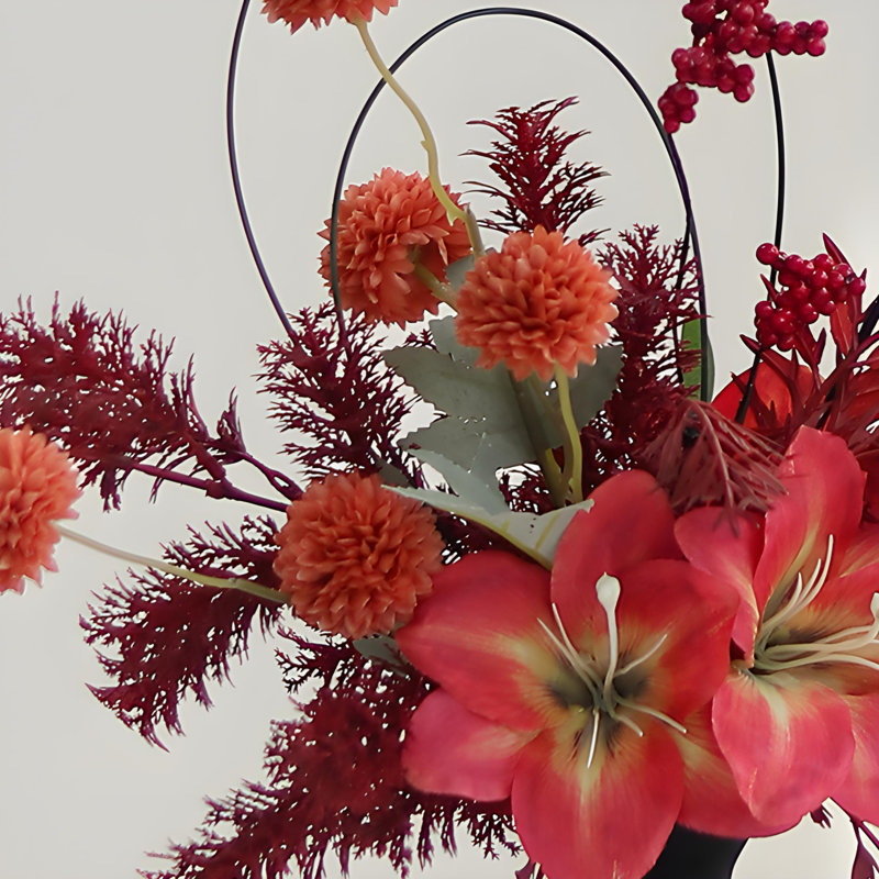 Ornements de fleurs simulées