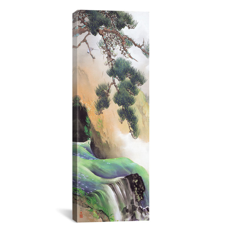 «Spring of Mountain» - Impression sur toile tendue, H 36 po x l 12 po x P 1,5 po, Toile tendue