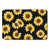 Motif de tournesol jaune / noir