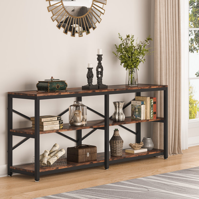 Turrella 70.86'' Console Table, Rustic Brown