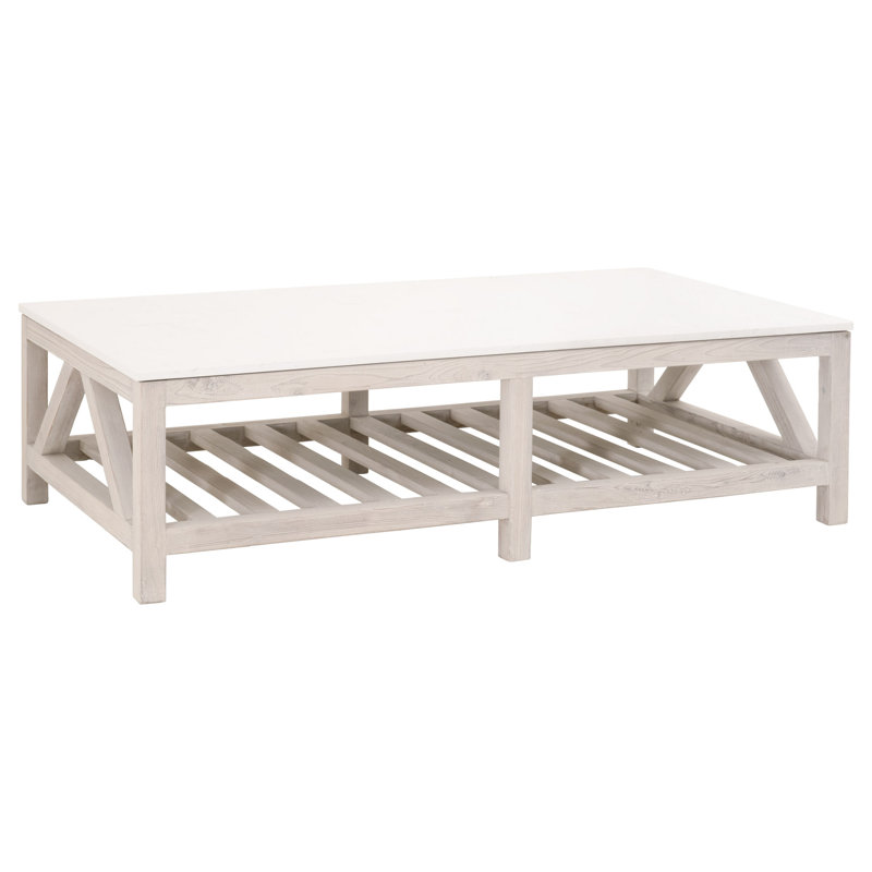 Table basse à quatre pieds avec rangement Iysla