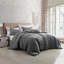 Fils modernes - ensemble d'édredon Beck - microfibre brossée en duvet synthétique - ensemble de couvre-lit toutes saisons élégant - comprend édredon, taies décoratives et coussin décoratif-51159857-51159854