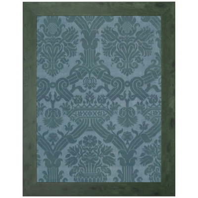 5x7 Picture Frame Green Rustic II Style 74002 , 2 Inch MDF Moulding , Includes Glass and Backing , Wall Display Frame for Art, Posters, or Photos 
