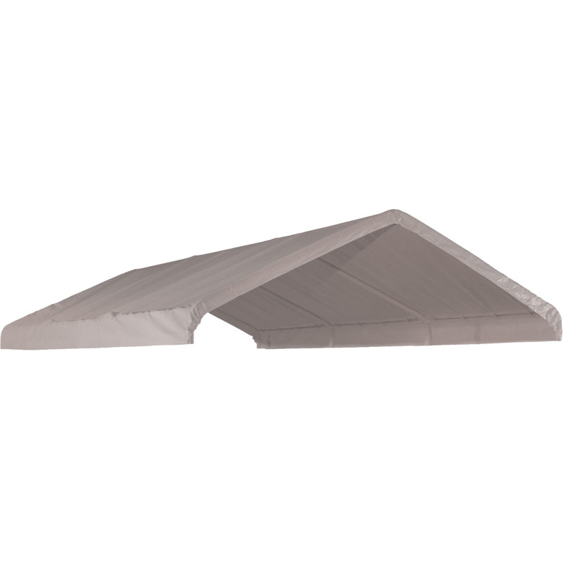 ShelterLogic 10' x 20' White Waterproof Canopy Replacement Cover