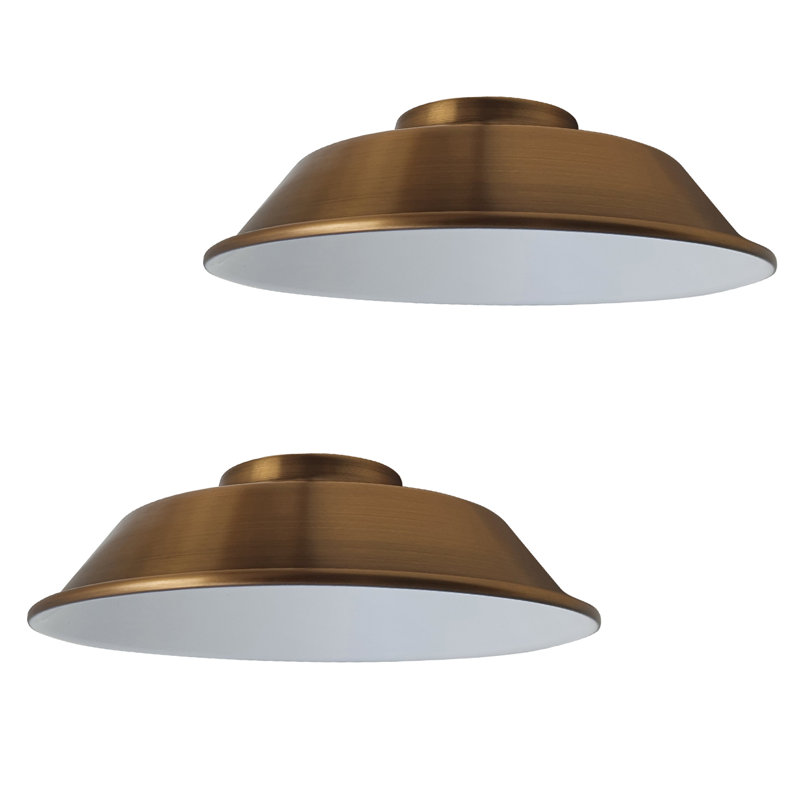 Lymas 10cm H Metal Bowl Lamp Shade ( Uno ), Yellow Brass