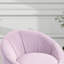 Fauteuil demi-tonneau en velours-1004013598