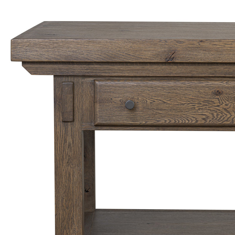 Tobiah Kitchen Island-Brown Oak