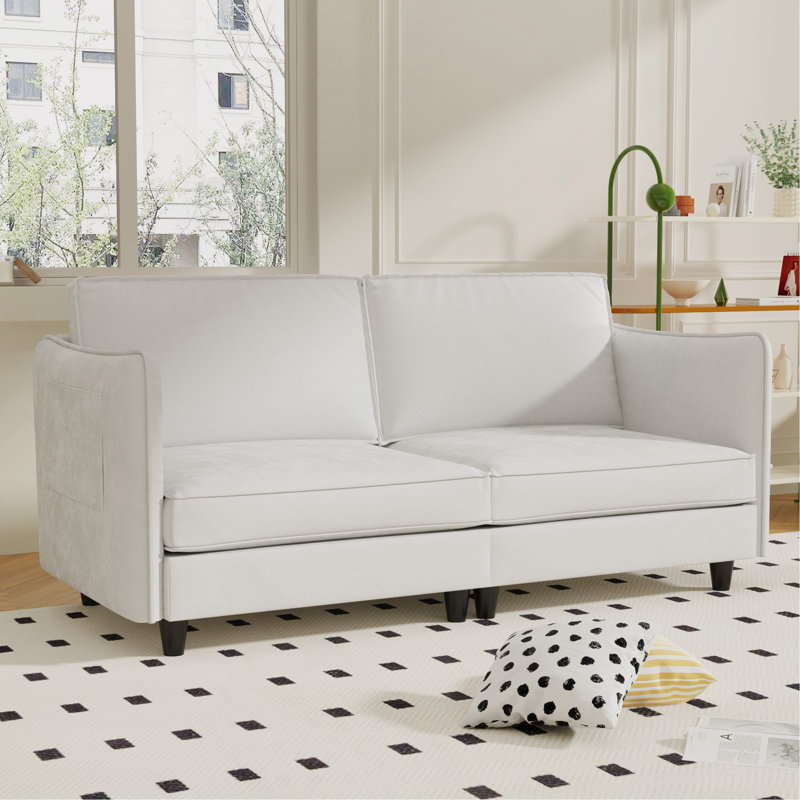 Canapé 74,27 po, Beige