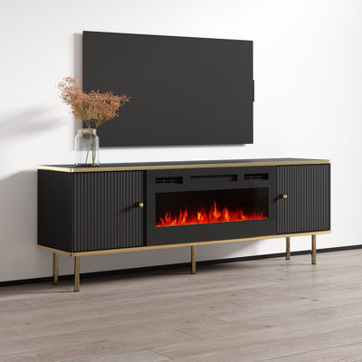 Camelia BL-EF Electric Fireplace 63" TV Stand