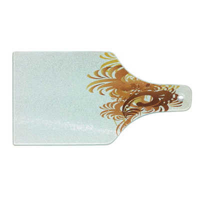 East Urban Home Glass Christam Cutting Board