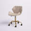 Chaise de bureau pivotante en velours Alec-208481604