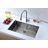 Vanguard 32.75'' L Single Bowl Stainless Steel Kitchen Sink