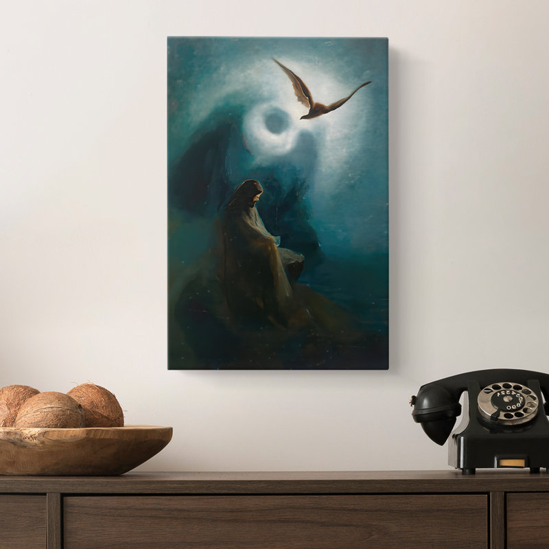 Martyr et Crucifié, Son Helios - Toile tendue avec châssis par Karl Wilhelm Diefenbach, 12 x 18