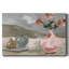 Vase de fleurs roses, toile tendue VI-Gallery-1750181713