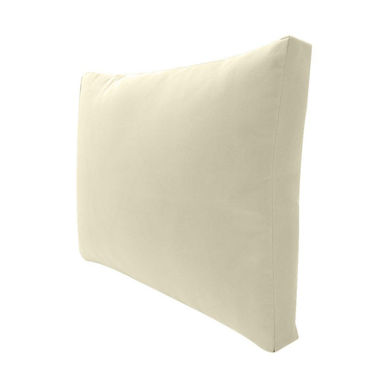 Polyester Box Cushion Sofa Slipcover, Ivory
