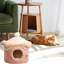Lit pour chien mignon et chaud 15,7 x 15,7 x 15,7 po Ice Cream House-131214126