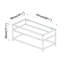 Quasha Solid Wood Four Leg Coffee Table