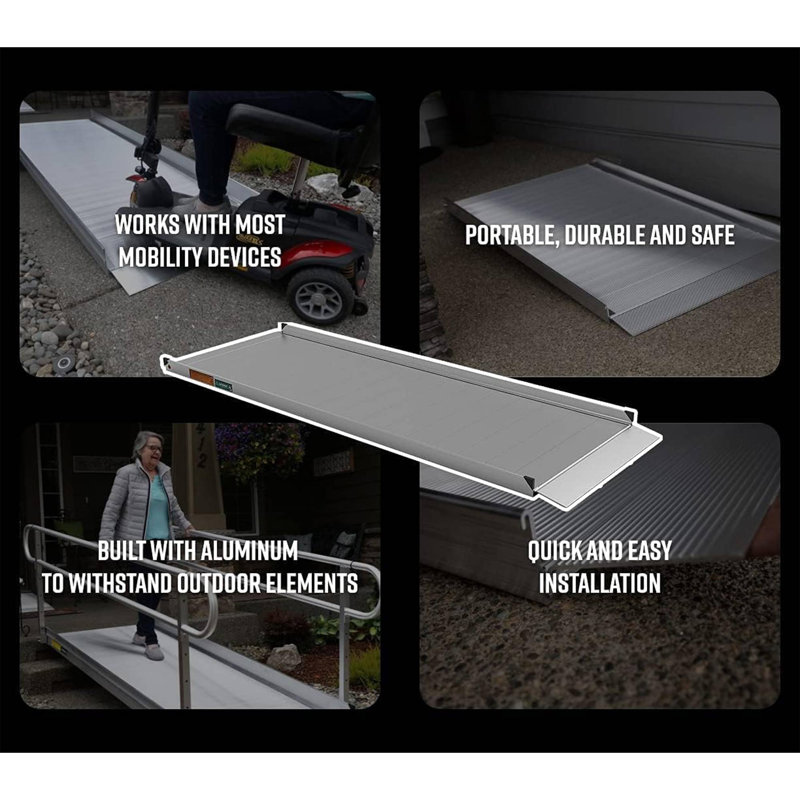 EZ-ACCESS Aluminum 48'' L Portable Ramp