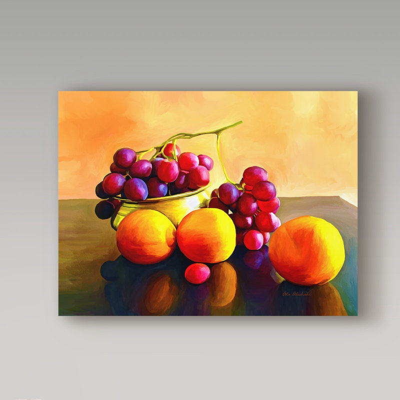 «Fruits» par Ata Alishahi - reproduction sur toile, H 35 po x l 47 po