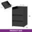 Set of 2 Bedside Table with 3-Drawer