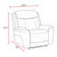 Fauteuil inclinable électrique Power Lift avec chaleur et massage-2044156749