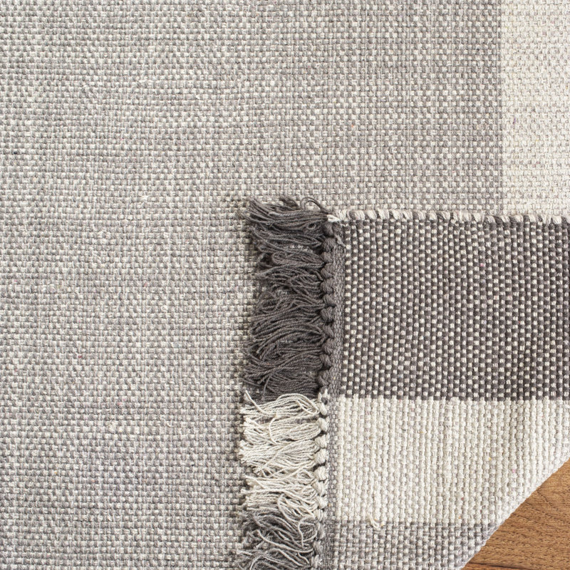 Zoltán Hand Woven Cotton Rug, Runner 2'3" x 12'