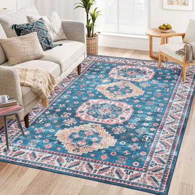 Très grand tapis lavable 10 x 13 po