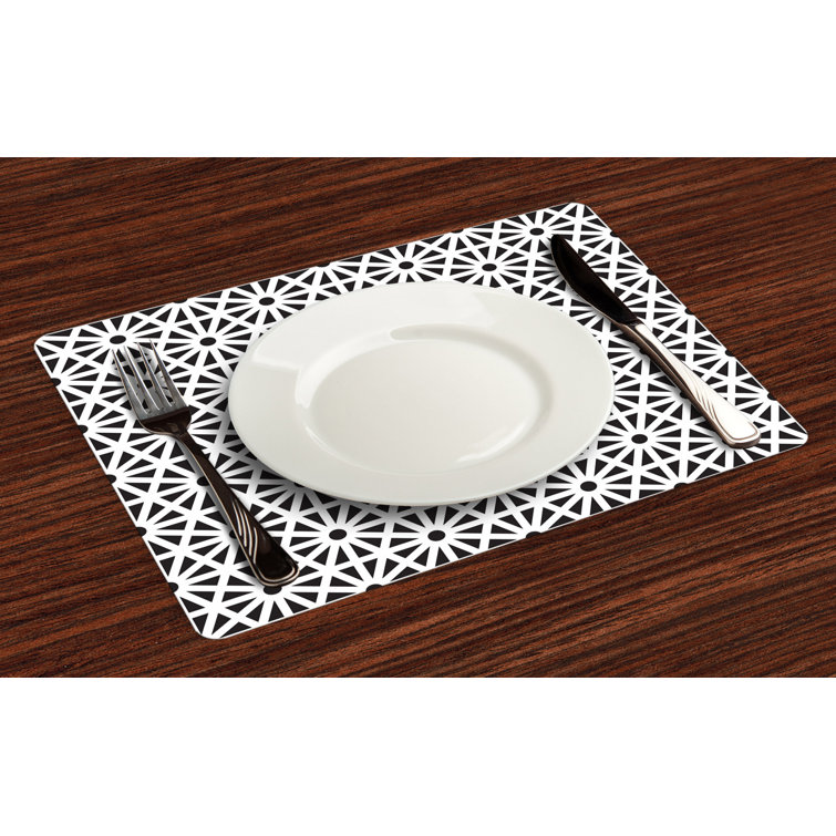 Bless international Polyester Geometric Rectangle Placemat | Wayfair