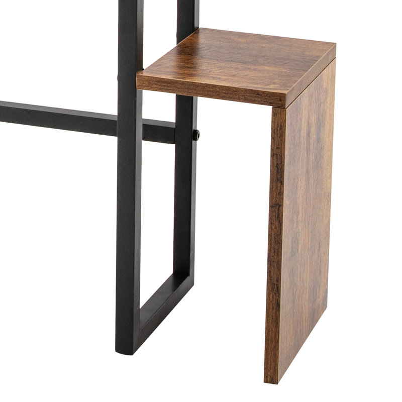 Bibliothèque de bureau à 2 niveaux H 25,6 po x l 48,8 po Anthany