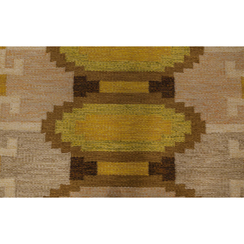 Vintage One-of-a-Kind Rectangle 6'6" X 9'3" Flatweave Area Rug