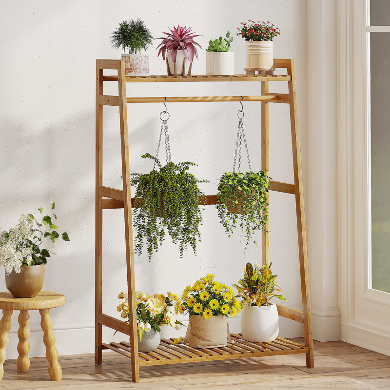 Kids Bamboo Clothes Garment Rack