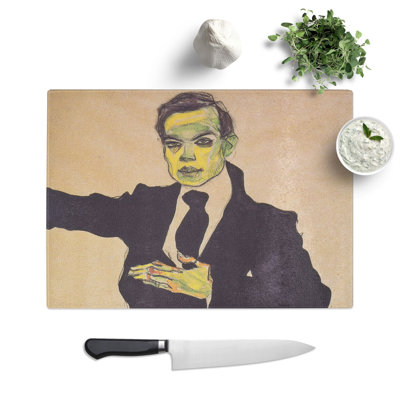Maler Max by Egon Schiele Chopping Board