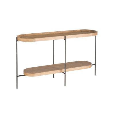 Lianah 143cm Solid Wood Top Console Table