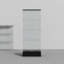 Vitrine H 70,8 po avec portes en verre et tiroir