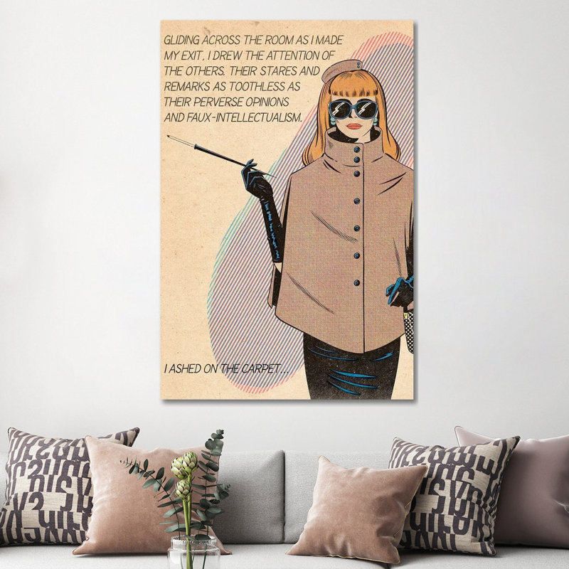 Woman Ashed by Joseph McDermott - Print on Canvas, 66.04 cm H x 45.72 cm W x 3.175 cm D, Wrapped Canvas