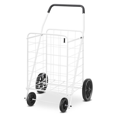 Whitmor Deluxe Rolling Utility Cart - Extra Large - White