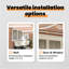 Brayden Studio Fabric Cover Retractable Door / Window Awning-1014054505-1014054518