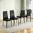Berfin 4 - Person Four Leg Dining Set-1012125091