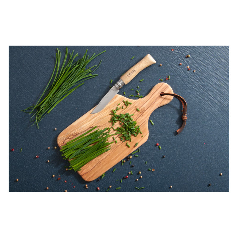 Olive Wood Cutting Board, 10.2362" H x 4.7244" W x 0.2756" D