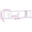 Lameen TV Stand for TVs up to 78"-1461889074