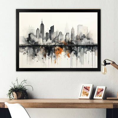 " Onyx Outlines Sckycraper Building I "