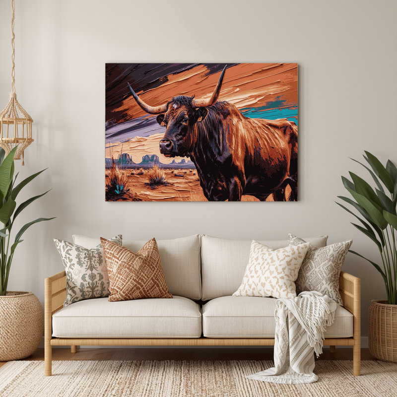 Art mural en métal noir de Southwestern, H 132 po x l 168 po x P 0,05 po