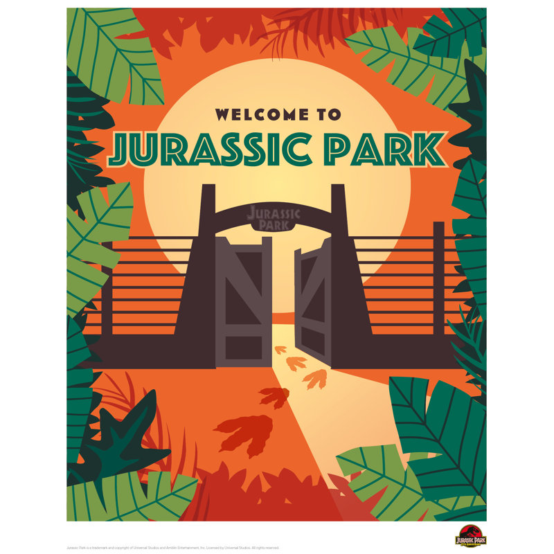 Jurassic Park - No Frame Print Set
