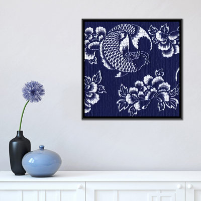 " Indigo Carp Katagami II " by Vision Studio