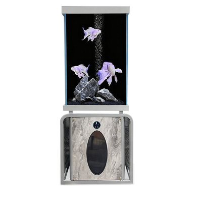35-42 Gallon Glass Iron Modern Eco Aquarium Tank