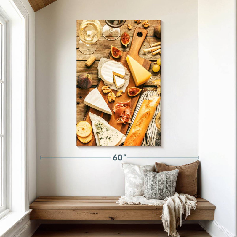 Yarlin Wine And Cheese Snacks, 48" H x 32" W
